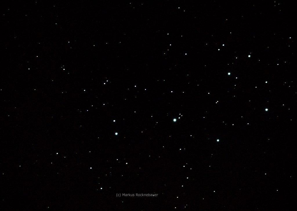 Plejaden durchs 750mm Teleskop